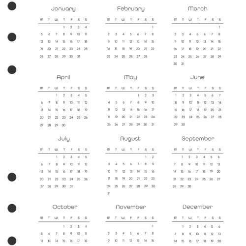 Calender Divider