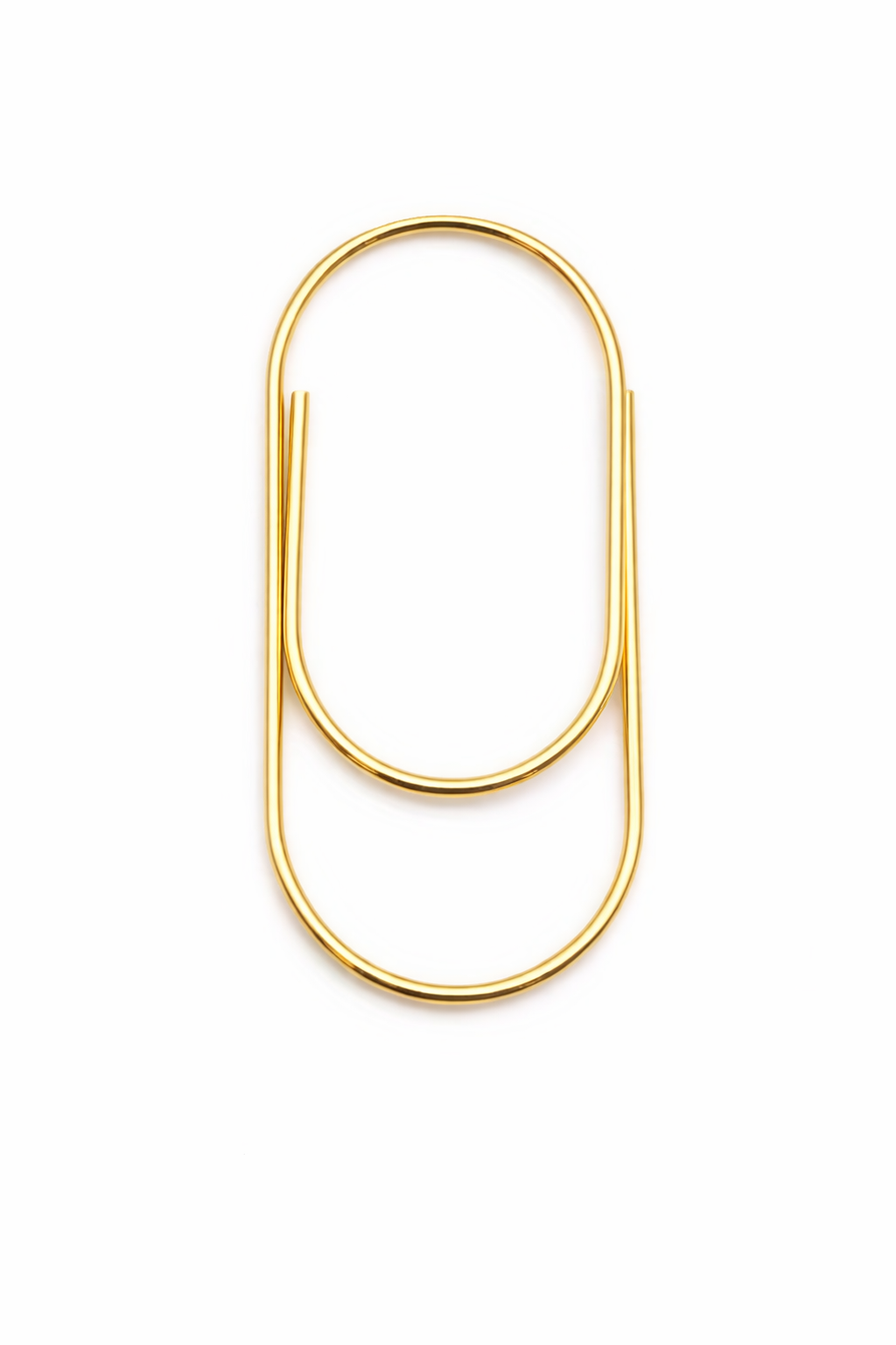 Büyük Oval Ataç Gold