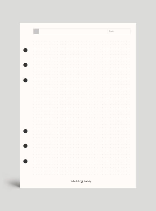 Noktalı Not Sayfası