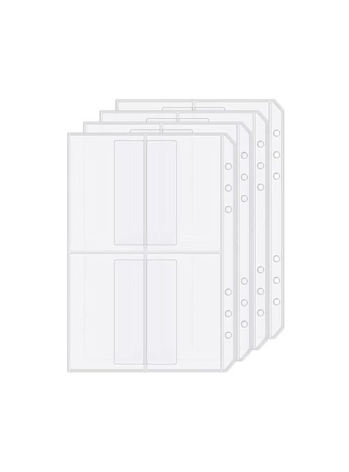 Kapaklı Şeffaf Dosya (4lü Kapak)
