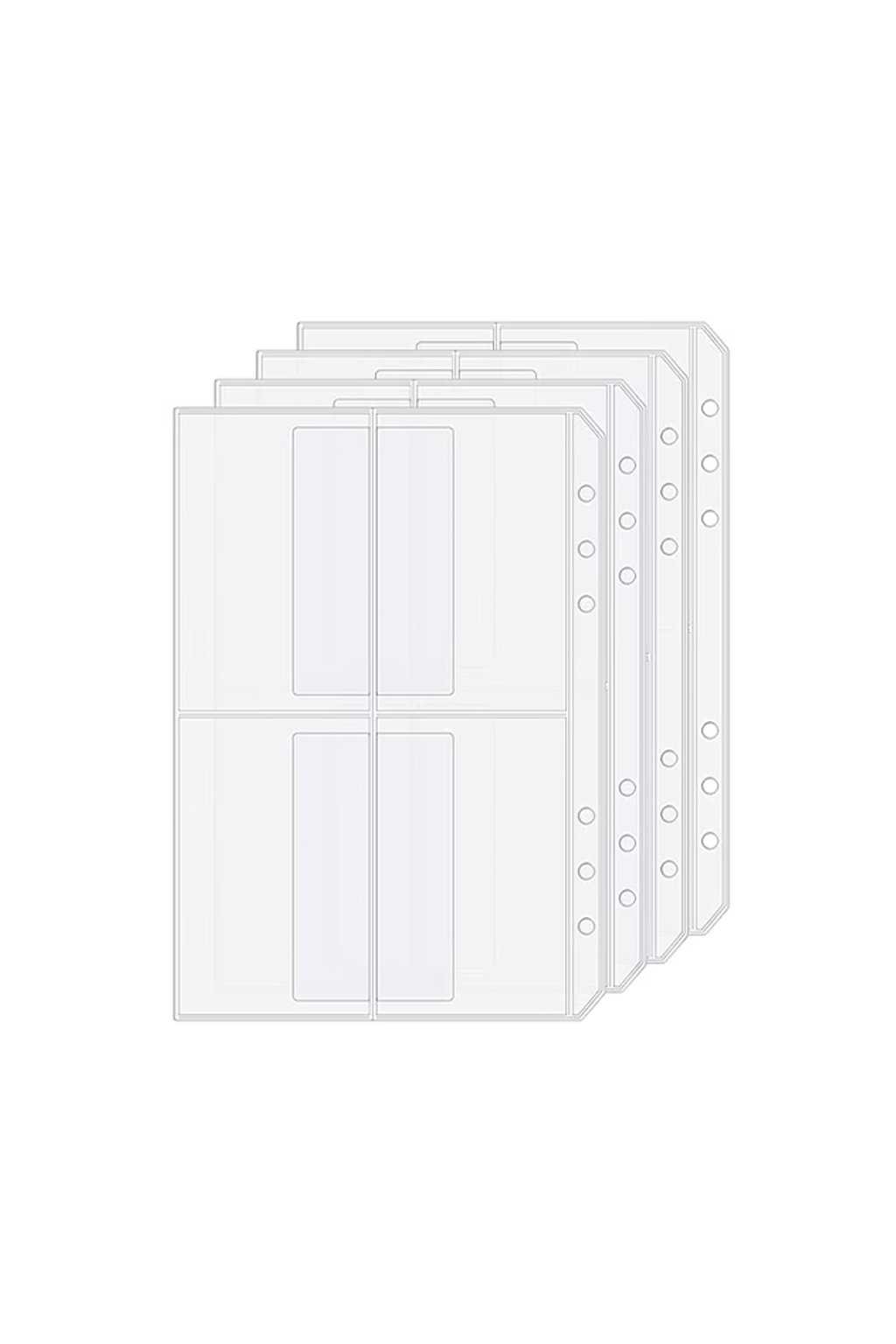 Kapaklı Şeffaf Dosya (4lü Kapak)