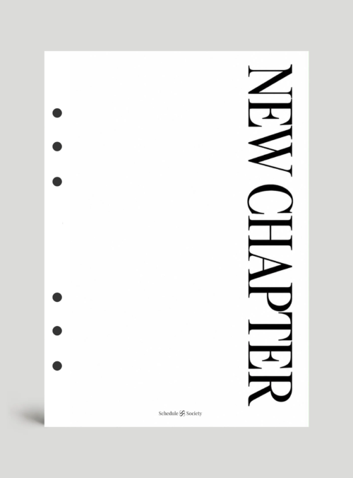 New Chapter Divider